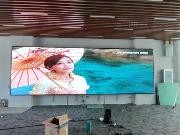 资源P1.53led小间距屏安装案例